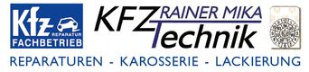 Logo - KFZ TECHNIK | Rainer Mika